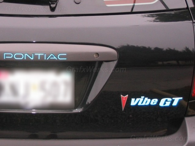 "GT" Liftgate Badge Overlay