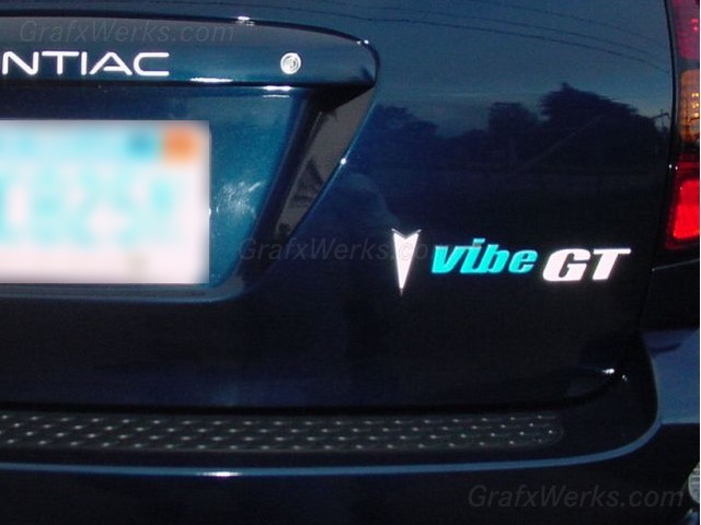 "GT" Liftgate Badge Overlay