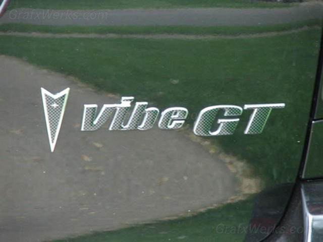 "GT" Liftgate Badge Overlay