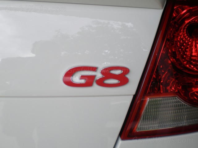 "G8" Badge Overlay