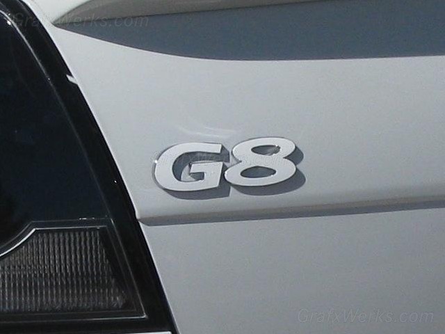 "G8" Badge Overlay