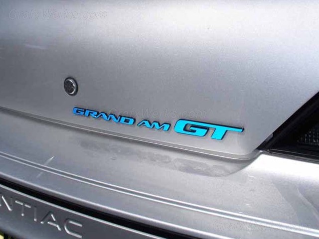 "GT" Trunk Badge Overlay