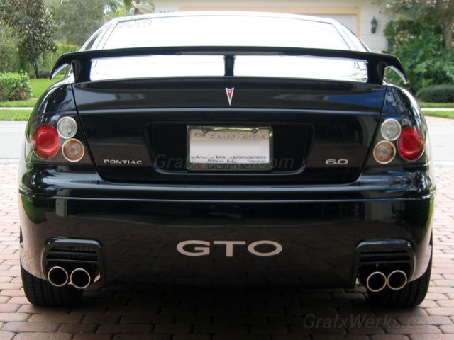 GTO Rear Bumper Inlay