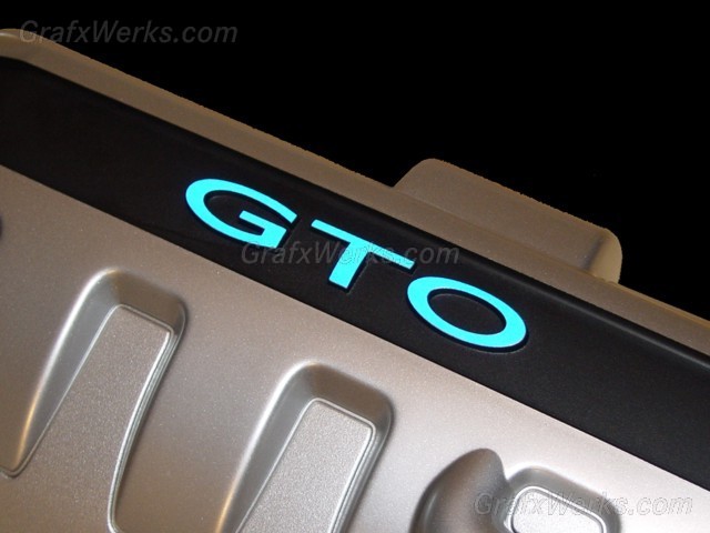 "GTO" Engine Cover Overlays