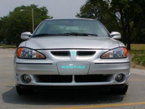 "Pontiac" Front License Filler Plate Inlay Decal