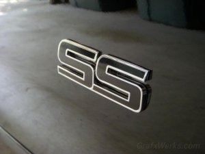 "SS" Door Badge Inlays