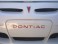 "Pontiac" Front License Filler Plate Inlay Decal